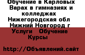 Обучение в Карловых Варах в гимназиях и колледжах - Нижегородская обл., Нижний Новгород г. Услуги » Обучение. Курсы   